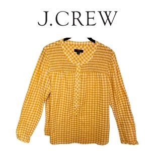 J. Crew lightweight peasant top sz M